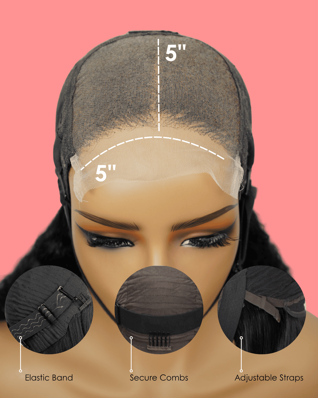Vietnamese 5x5 Lace Wig Straight Cardi Bob 14 Inch