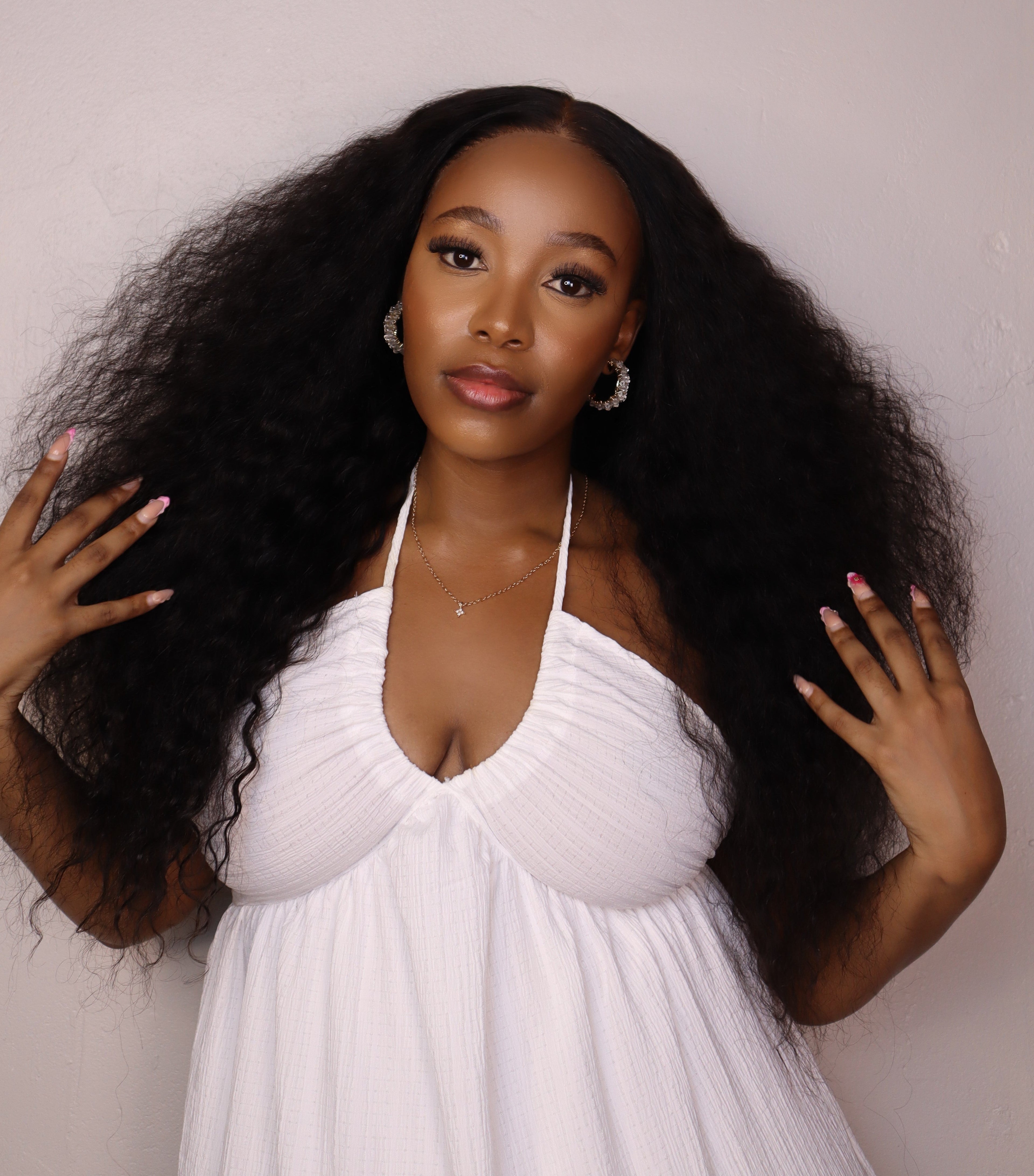 Peruvian 9x6 Pre Cut Pre Bleached Water Wave Lace Wig