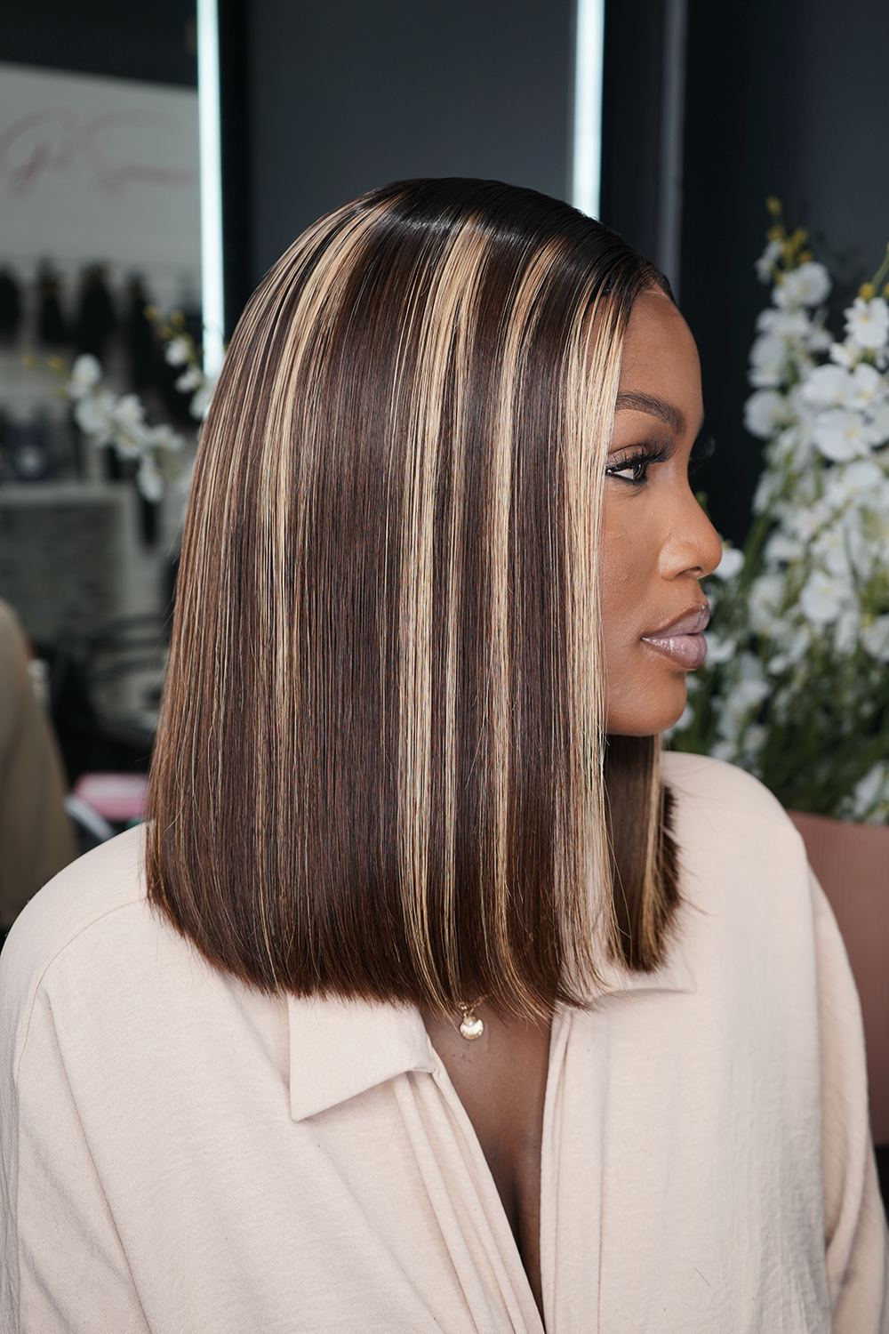 Peruvian HD 2x6 Lace Wig - Kimmie - Balayage - 10"
