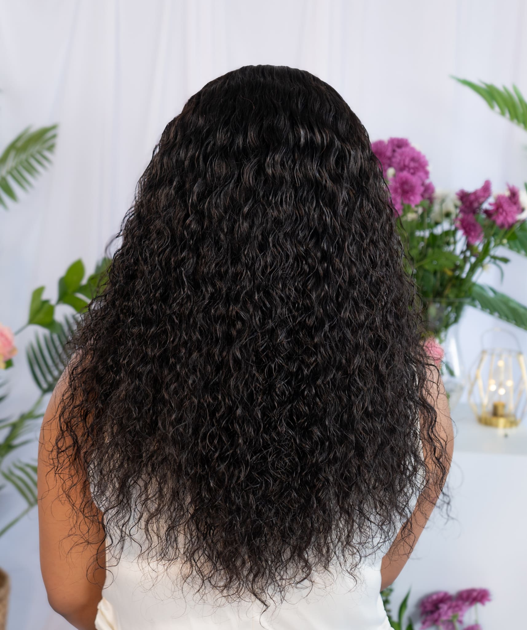 Peruvian 9x6 Pre Cut Pre Bleached Water Wave Lace Wig
