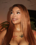 Brazilian 13x4 Lace Frontal Wig Straight  clr 430 22 Inch