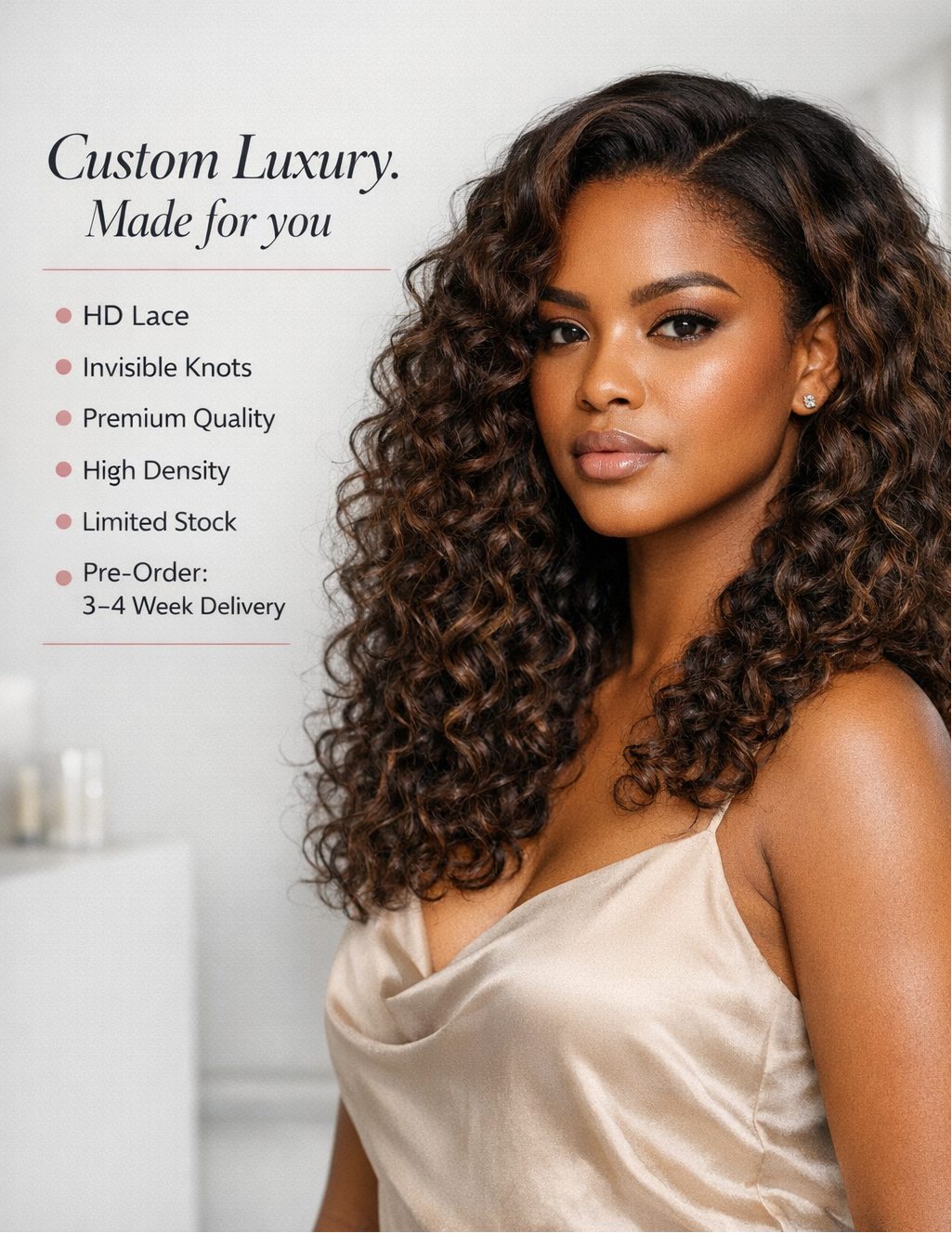 Pre Order HC-LUX01 Premium Peruvian Lace Wig