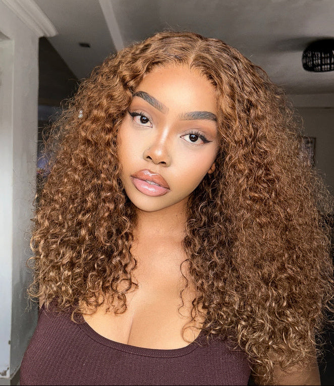 Brazilian 5x5 Lace Wig Golden Dream Wave 18 Inch