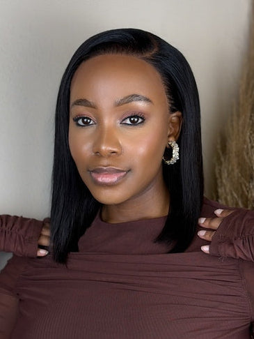 Peruvian Lace Front Wig Kylie Bob 10 Inch